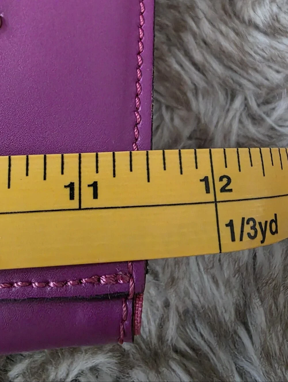 Dee Ocleppo Gold Studded Fuchsia Leather Tote